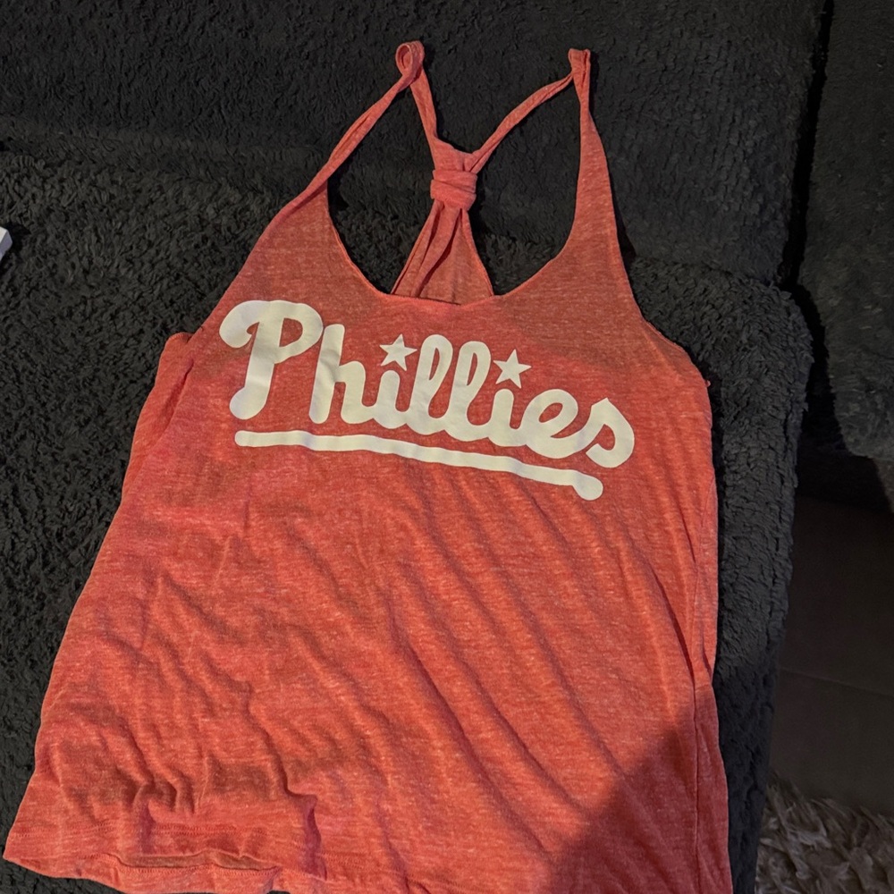 PINK Victoria's Secret Coral Phillies Tank Top